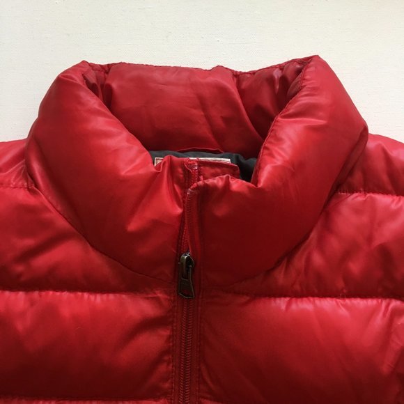 Mossimo Supply Co Women's Medium Red Puffer Jacket with Full Zip-Up Mock Neck - Picture 2 of 13